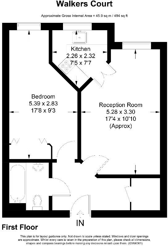 Walkers Court, 101 Southdown Road, Harpenden, Hertfordshire, AL5 floorplan