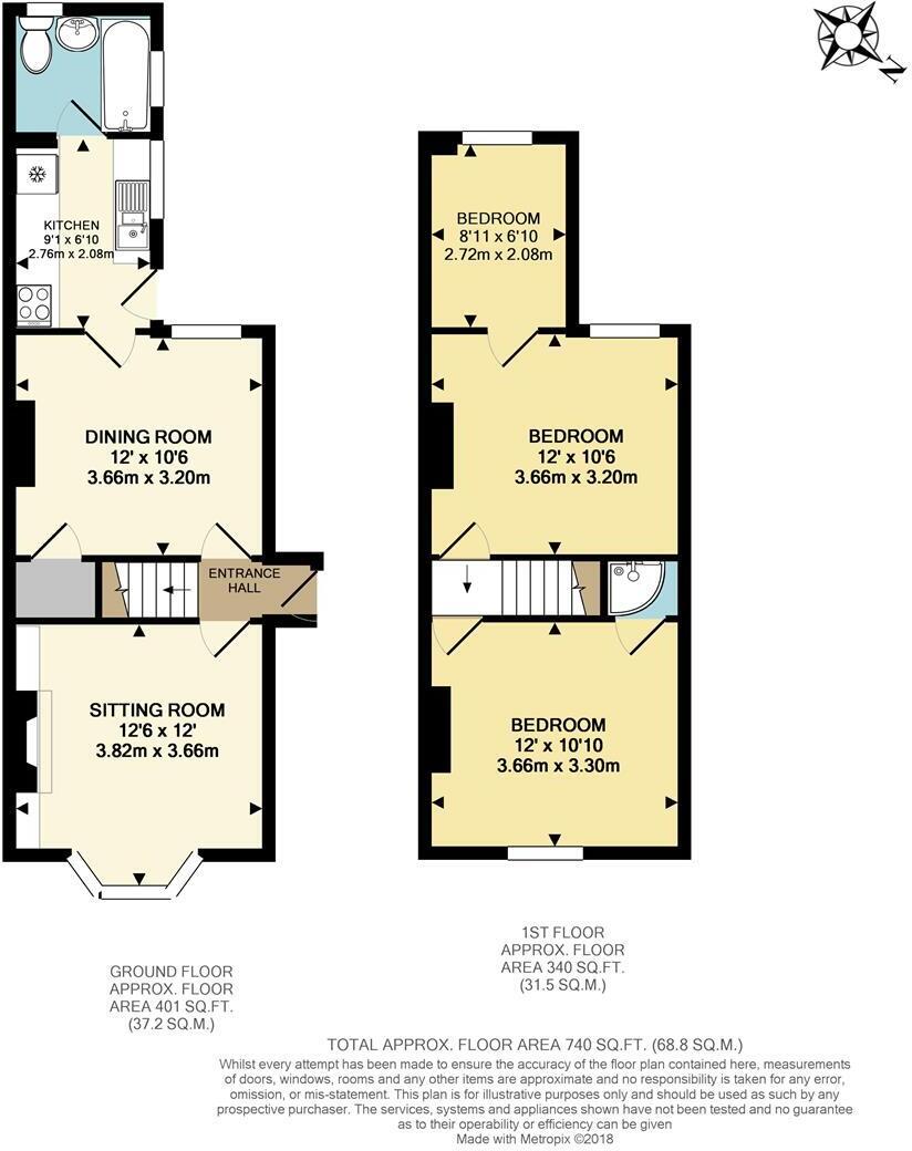 Victoria Place, Epsom, Surrey, KT17 floorplan