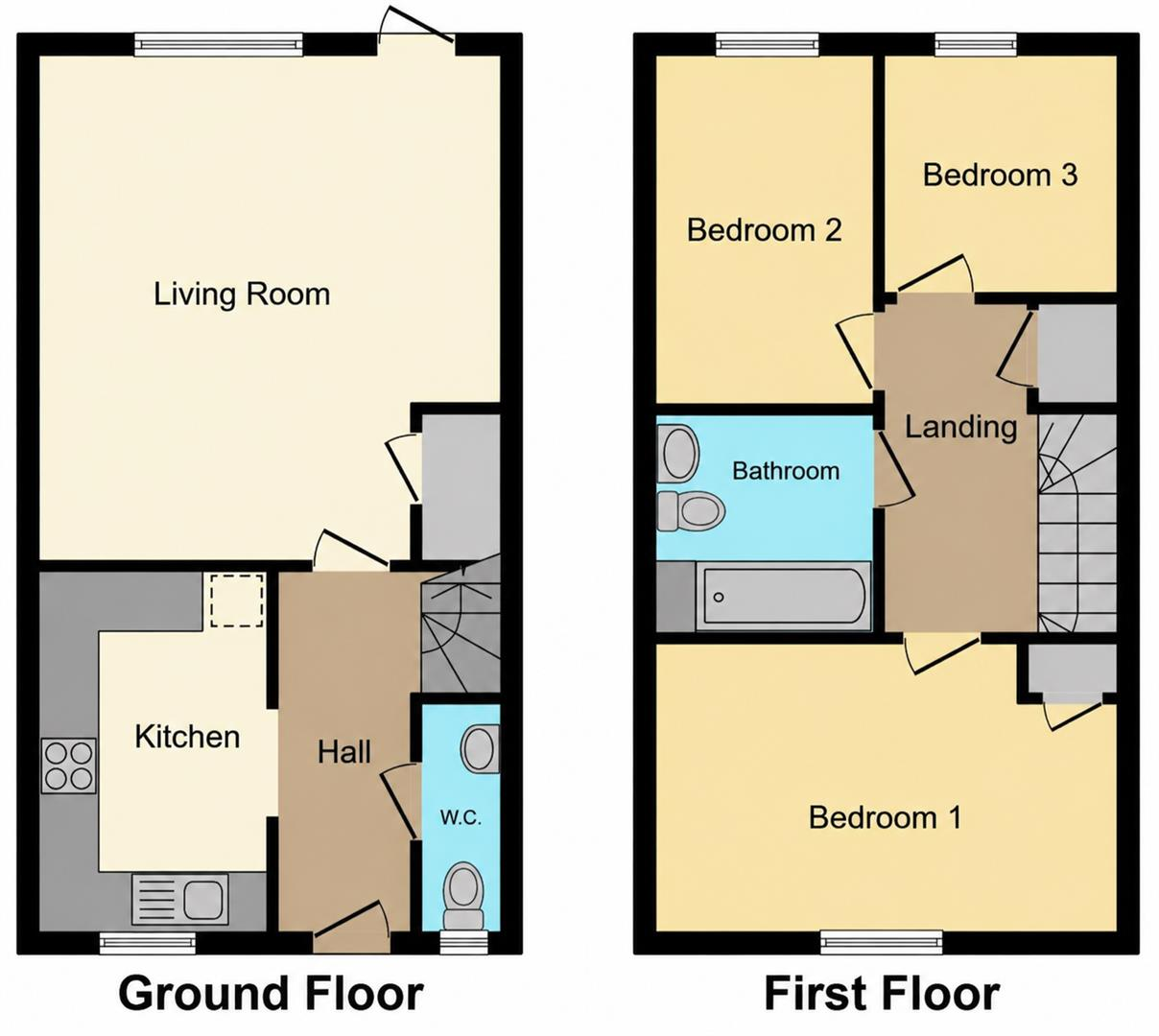 High Road, Stowmarket floorplan