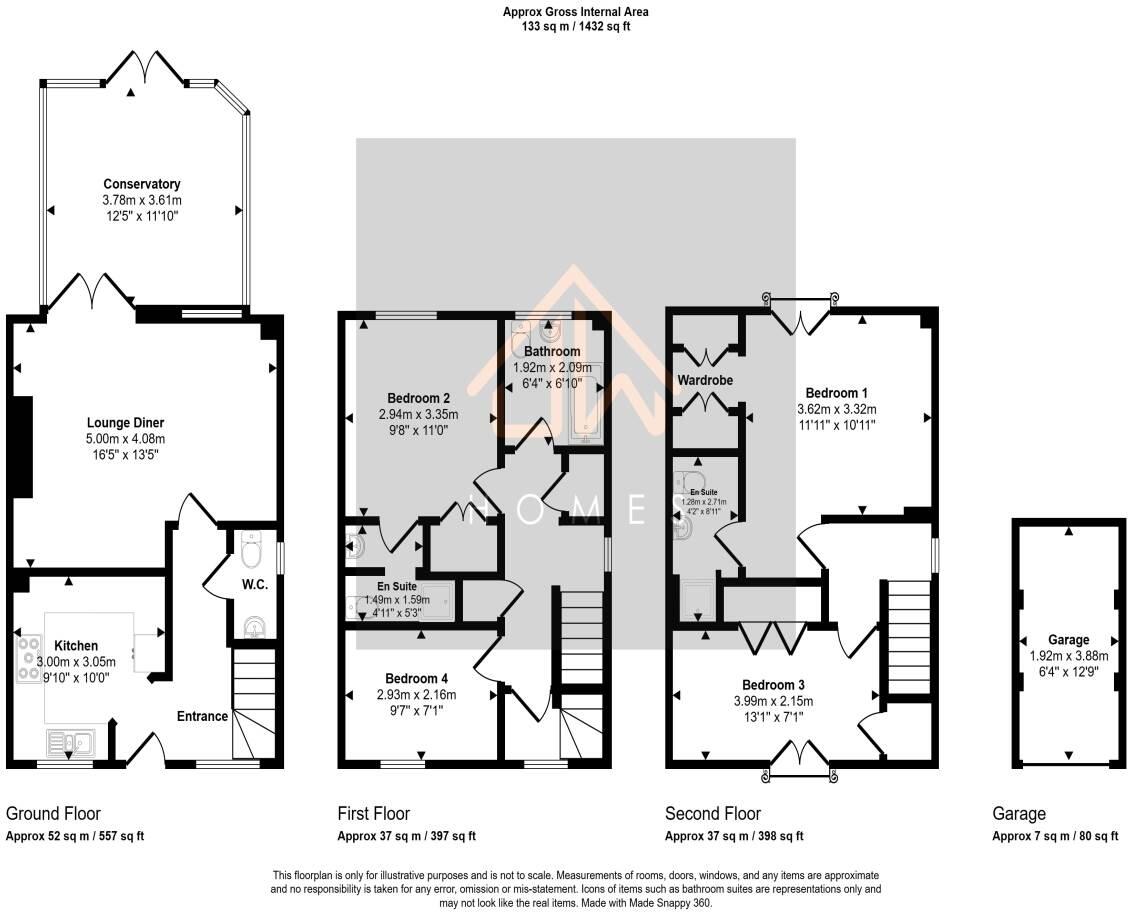 White Avenue, , Coedkernew, Newport floorplan