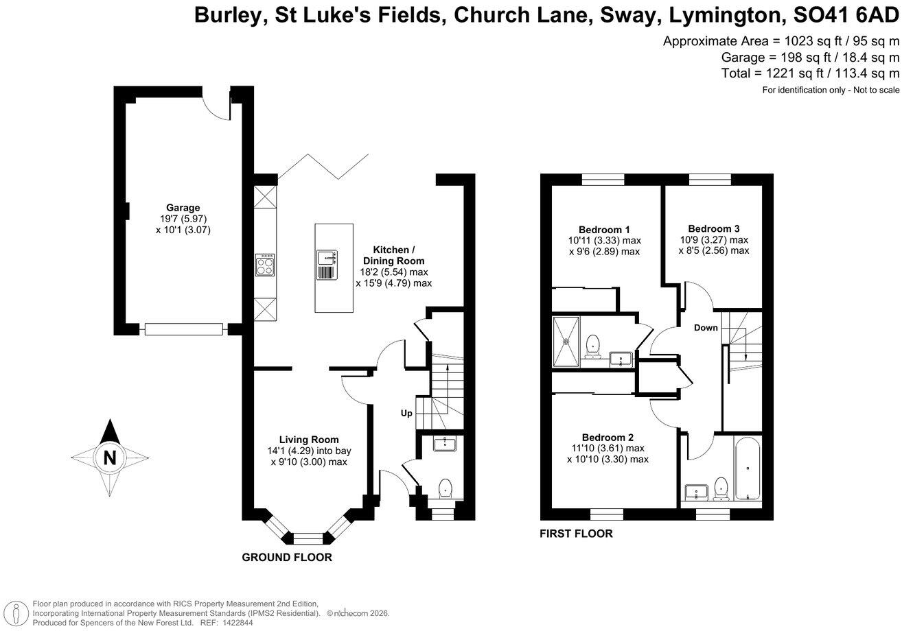 St Luke's Fields, Church Lane, Sway , Lymington , SO41 floorplan