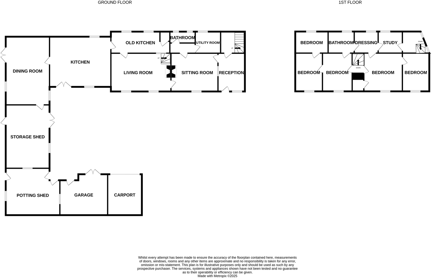 Tabernacle Lane, Forncett St Peter (flexible home with enormous potential). NR16 1LE floorplan