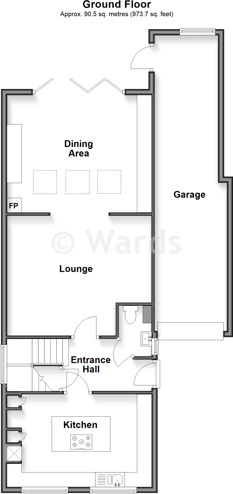 Shrubcote, Tenterden, Kent floorplan