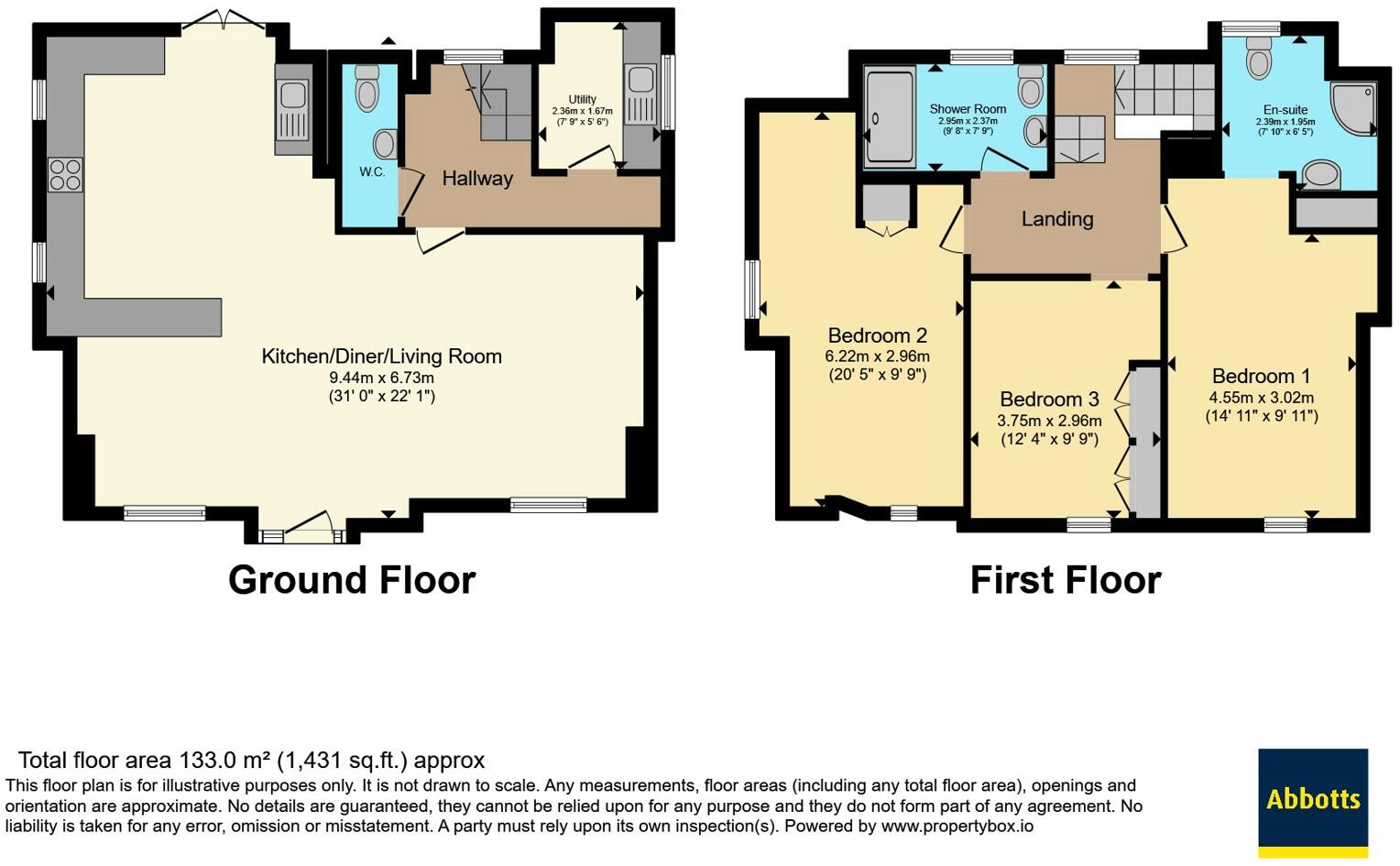 Hillside, Orwell, Royston, Cambridgeshire, SG8 floorplan