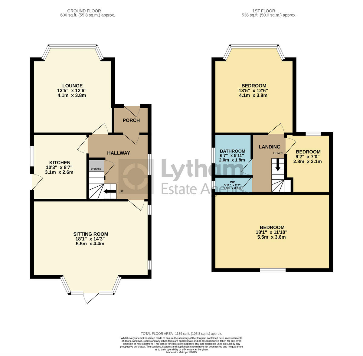 Mayfield Road, Lytham St Annes, FY8 floorplan