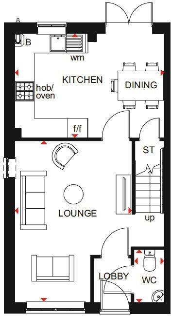 Elsea Park, 
Len Pick Way, 
Bourne, 
Lincolnshire, 
PE10 2AQ floorplan