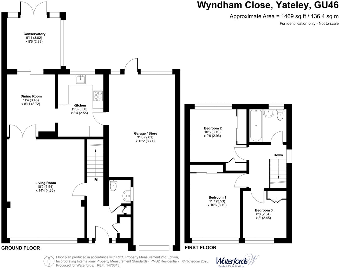 Wyndham Close, Yateley floorplan