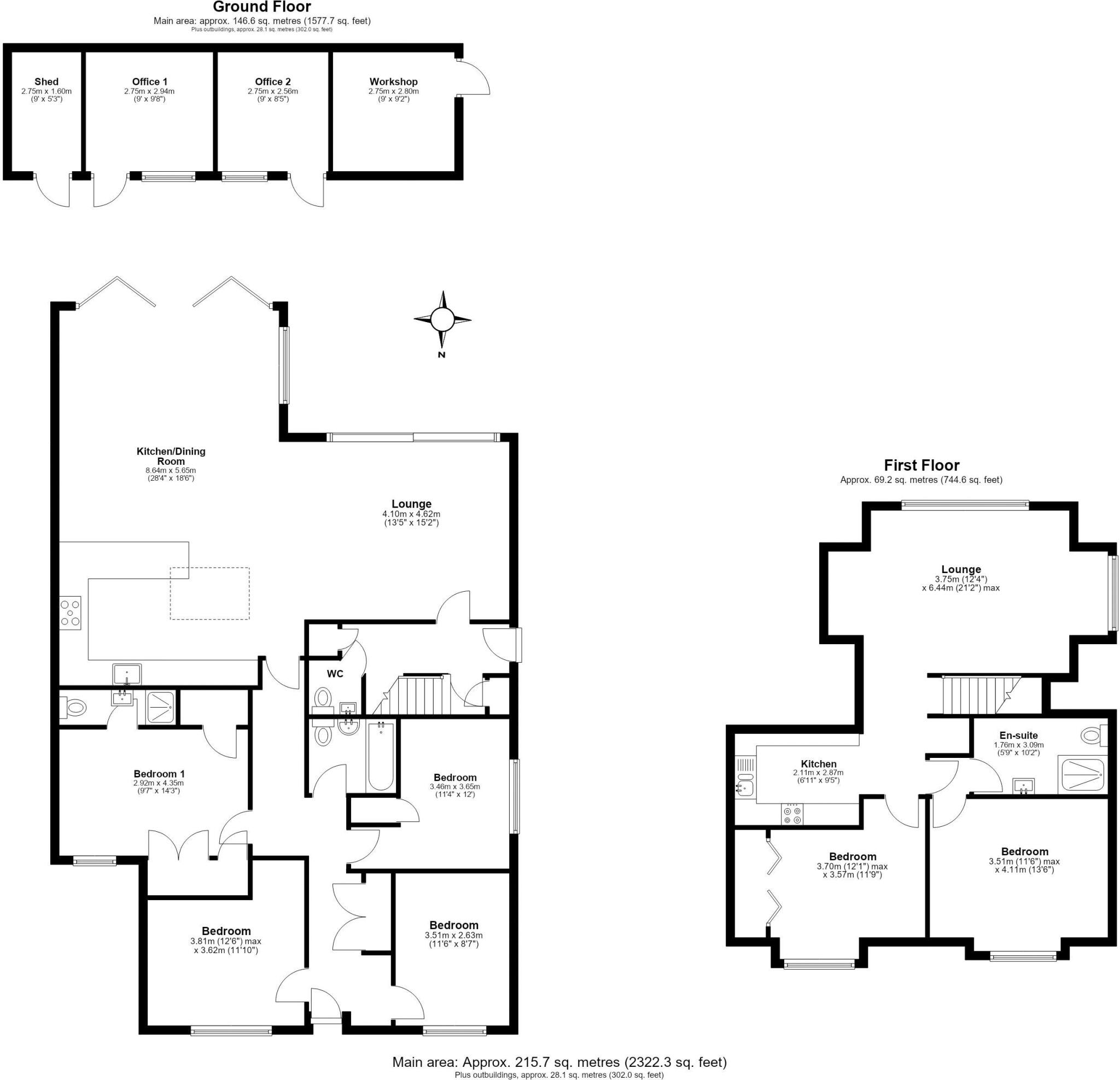 Chobham, Surrey floorplan
