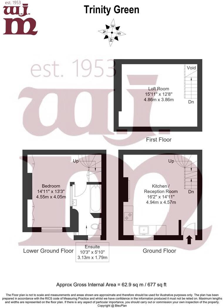 Trinity Green, Stepney, E1 floorplan
