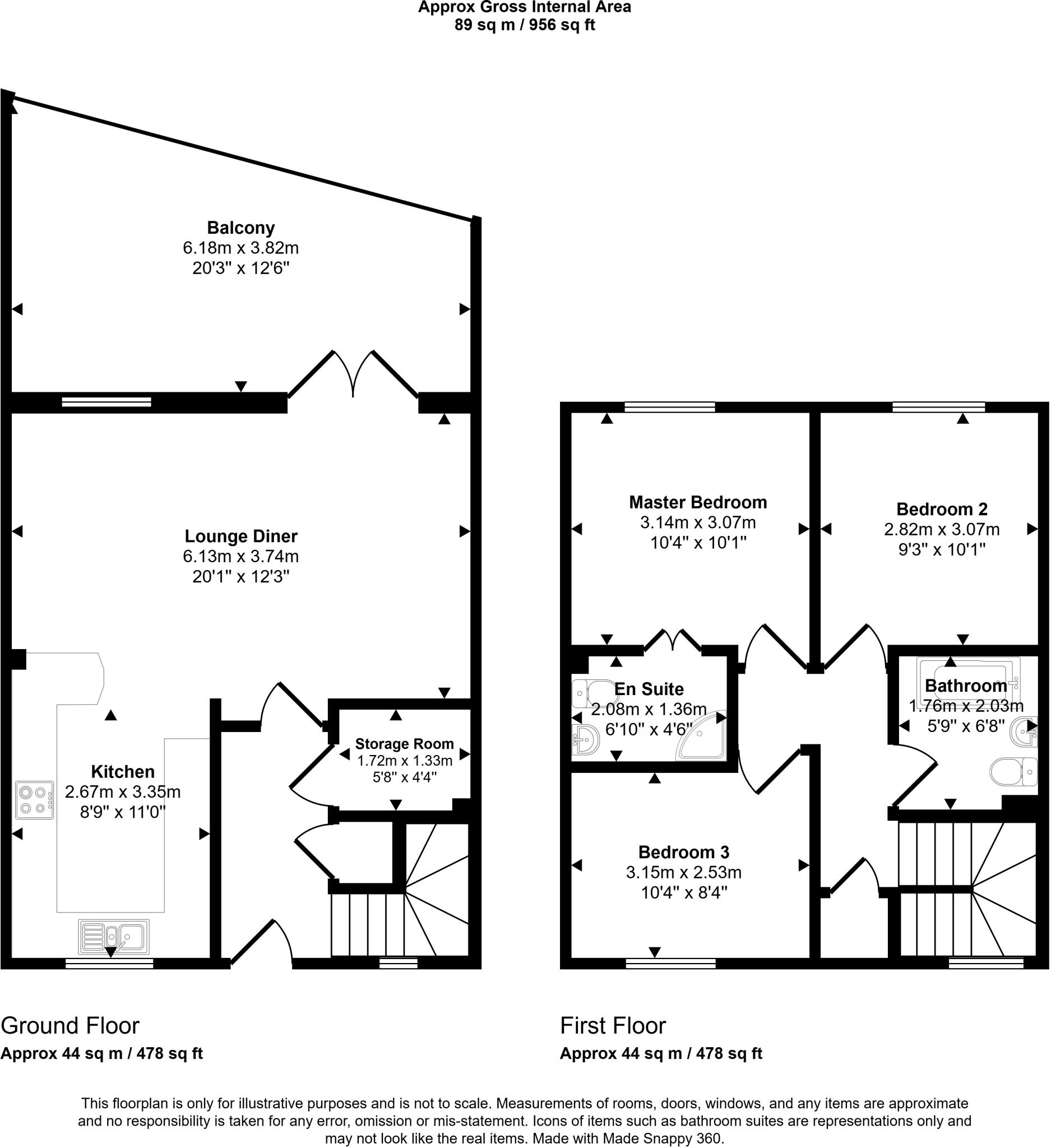 Pendra Loweth, Maen Valley, Falmouth floorplan