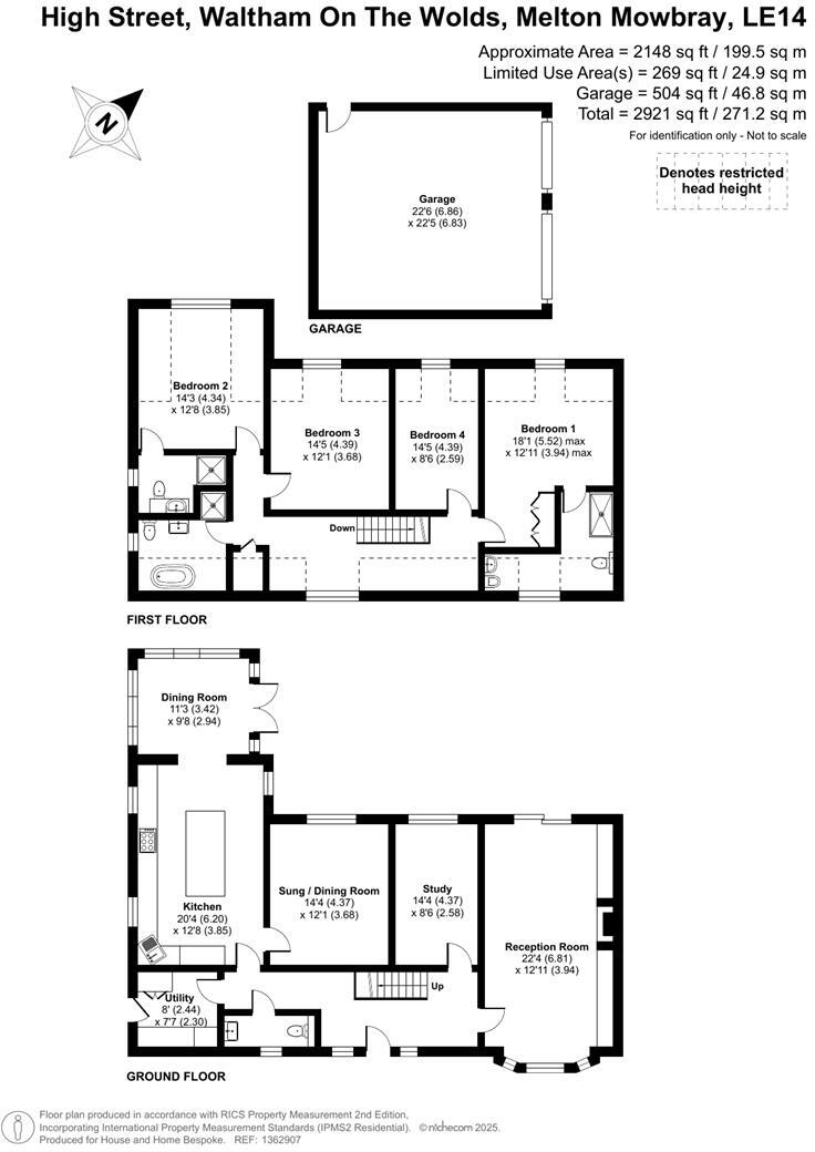 Bramley Cottage, High Street, Waltham On The Wolds, Melton Mowbray floorplan