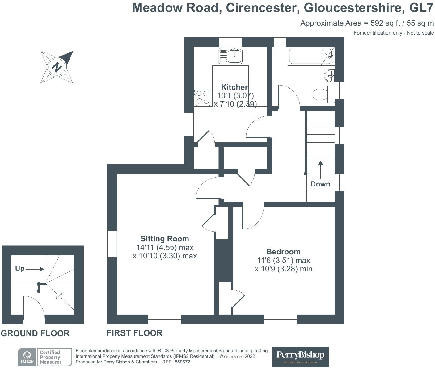 Meadow Road, Cirencester, Gloucestershire, GL7 floorplan