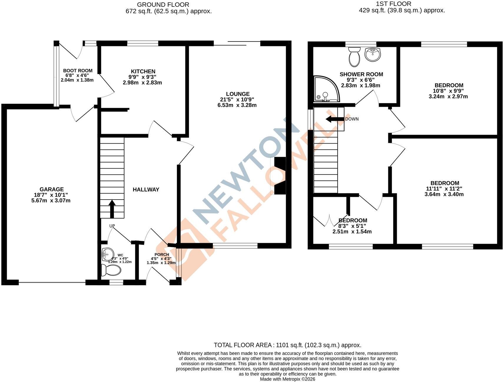 Sandy Lane, Melton Mowbray, LE13 floorplan