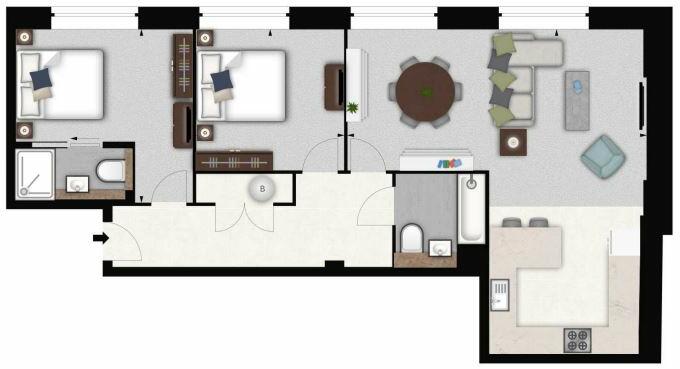 Rainville Road, London floorplan