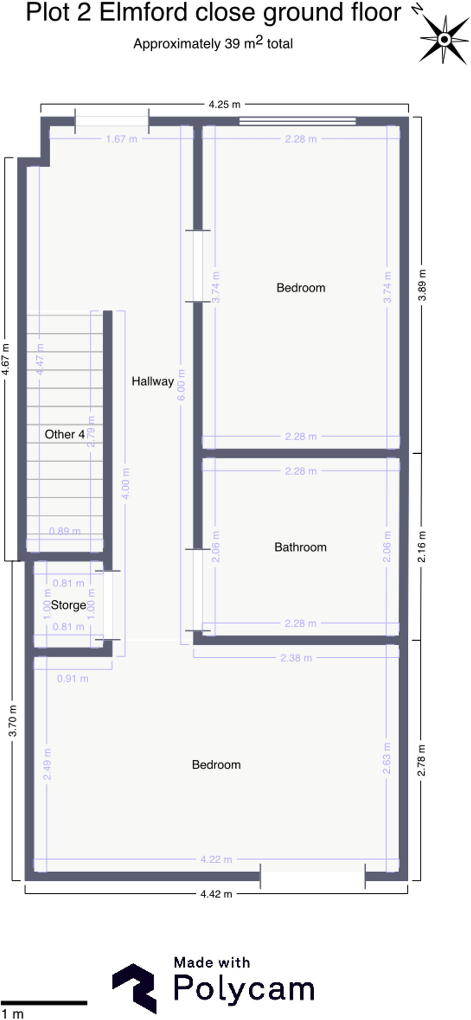 Elmford Close, Purley, CR8 floorplan