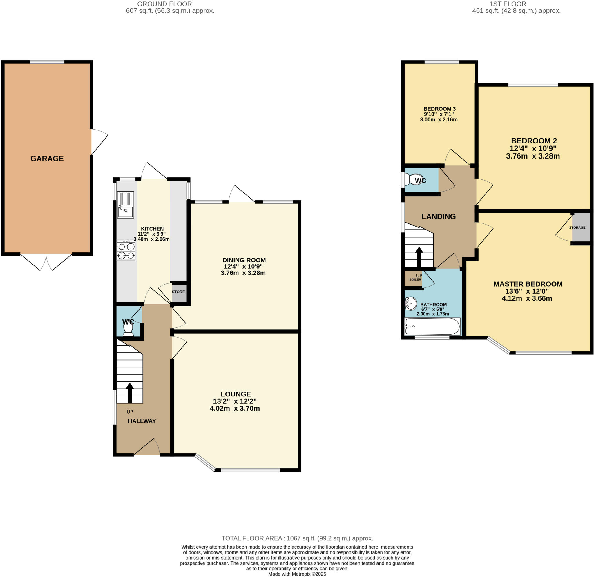 Heywood Drive, Luton, Bedfordshire, LU2 floorplan