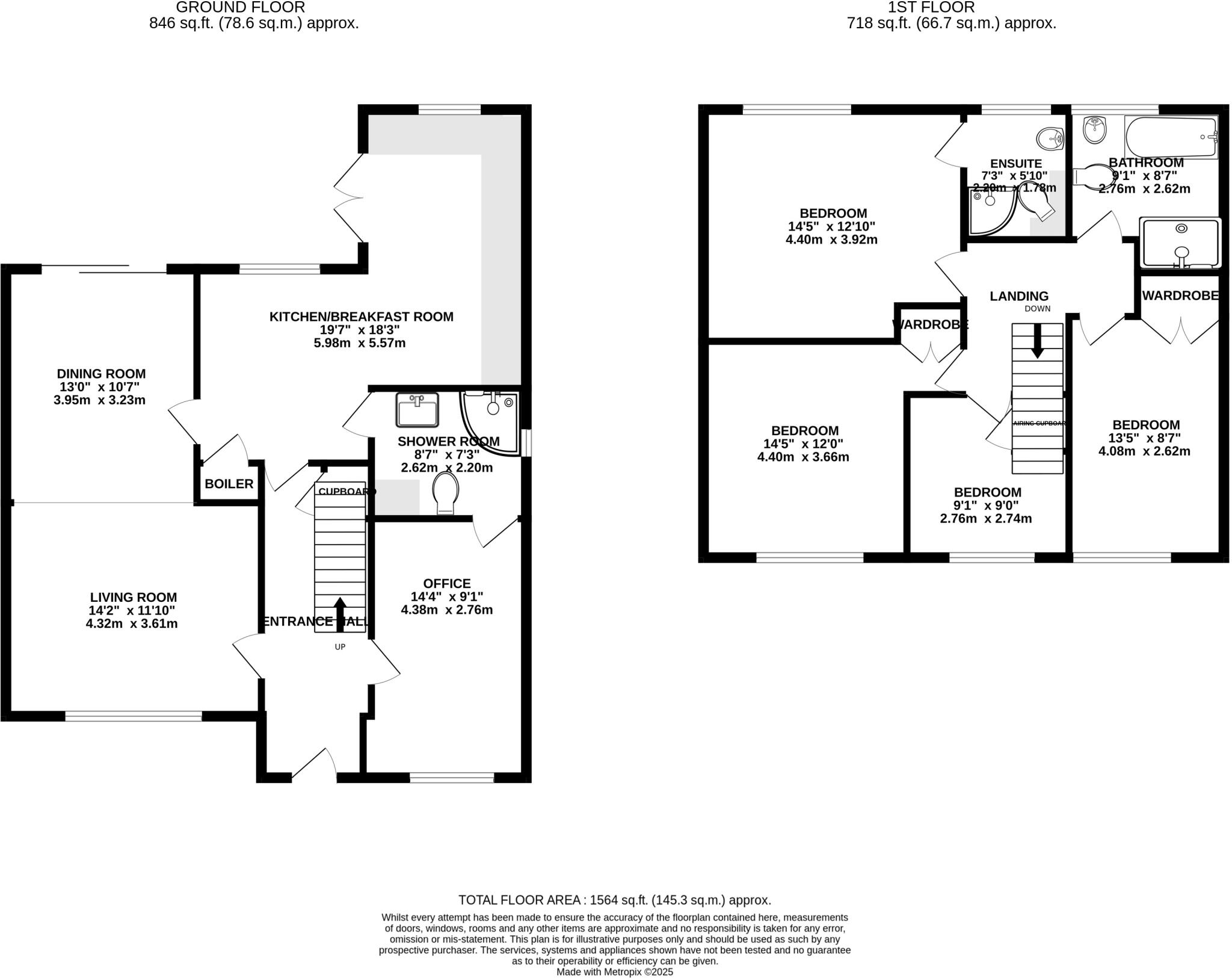 12, Saberton Close, Redbourn, St. Albans, Hertfordshire, AL3 floorplan