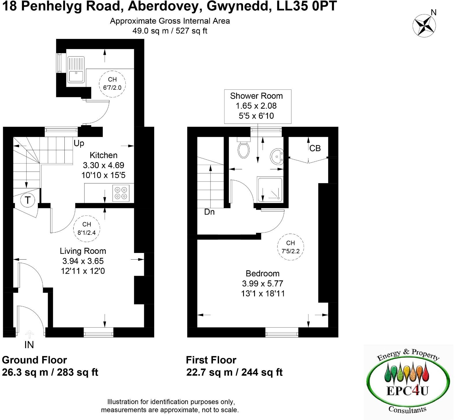 18 Penhelyg Road, Aberdyfi, Gwynedd,LL35 0PT floorplan