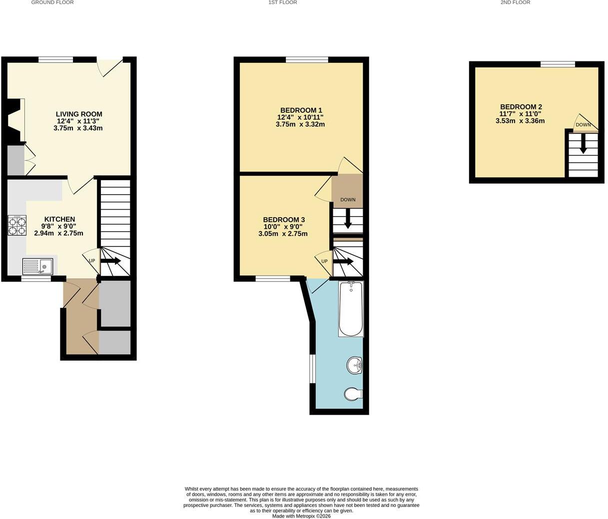 St. Gabriels Terrace, Hanley Swan, Worcester floorplan