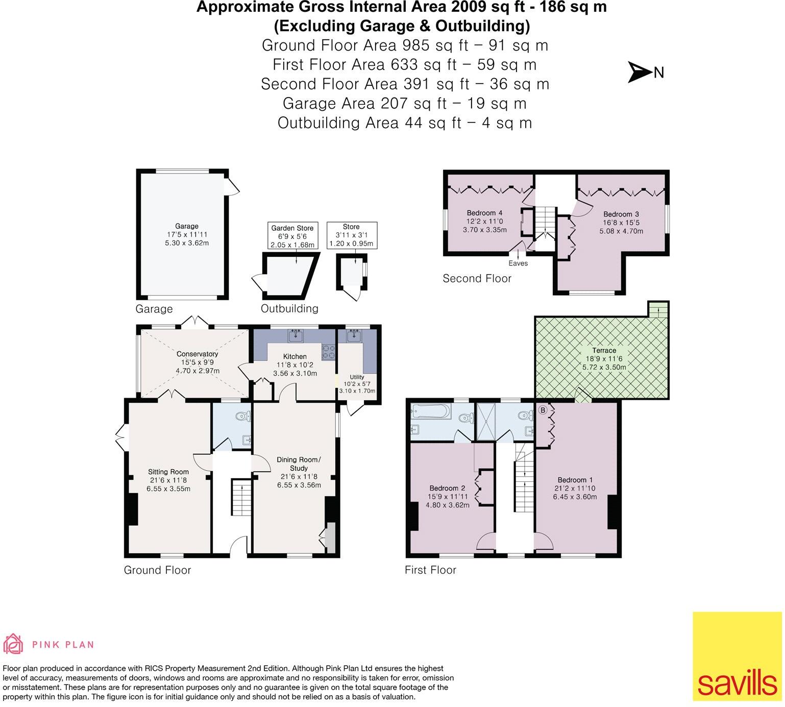East Gardens, Ditchling, Hassocks, East Sussex, BN6 floorplan