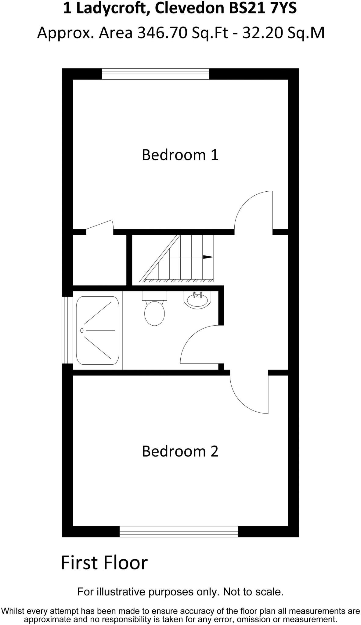Ladycroft, Clevedon floorplan