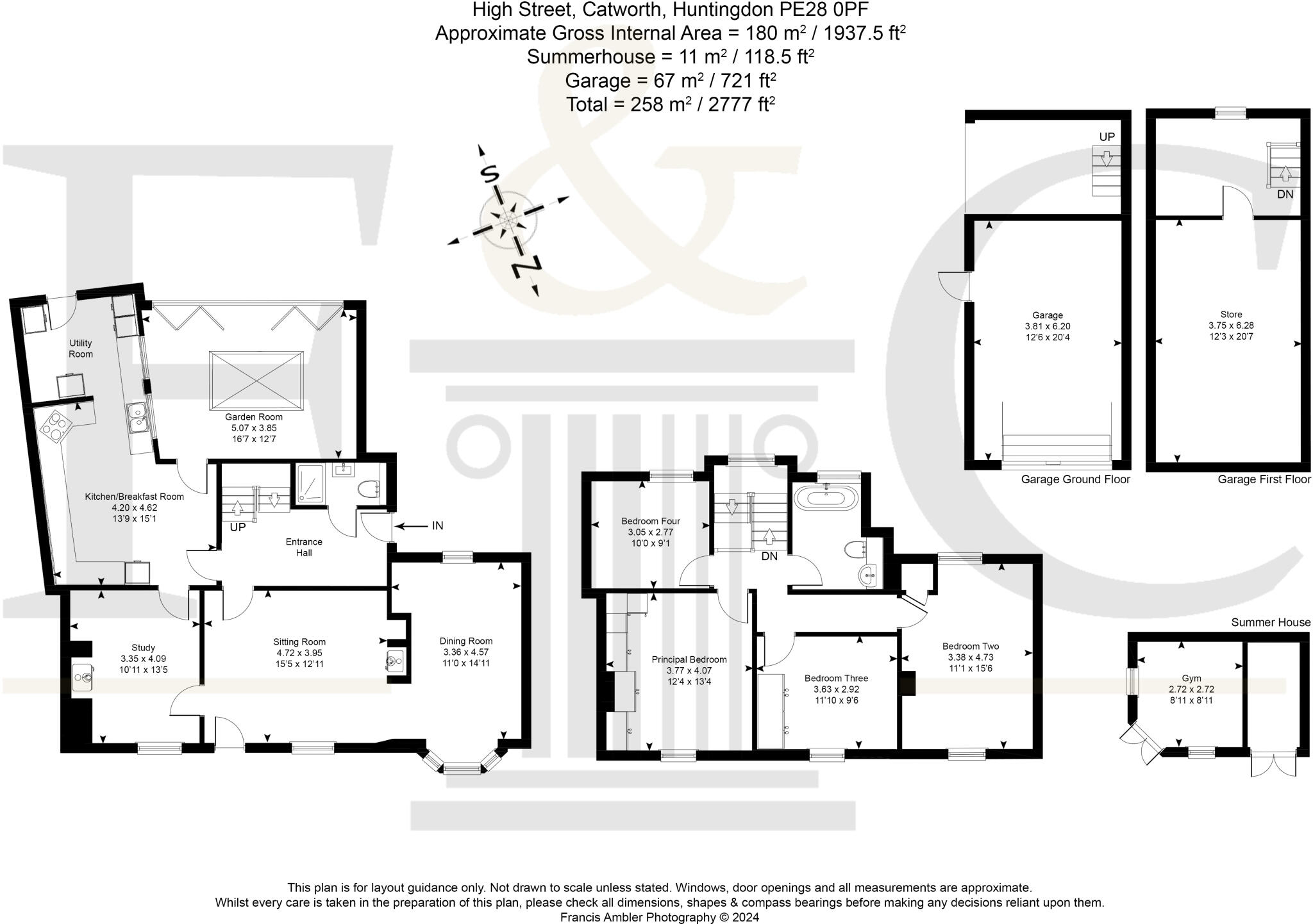 High Street, Catworth, Huntingdon, Cambridgeshire, PE28 floorplan