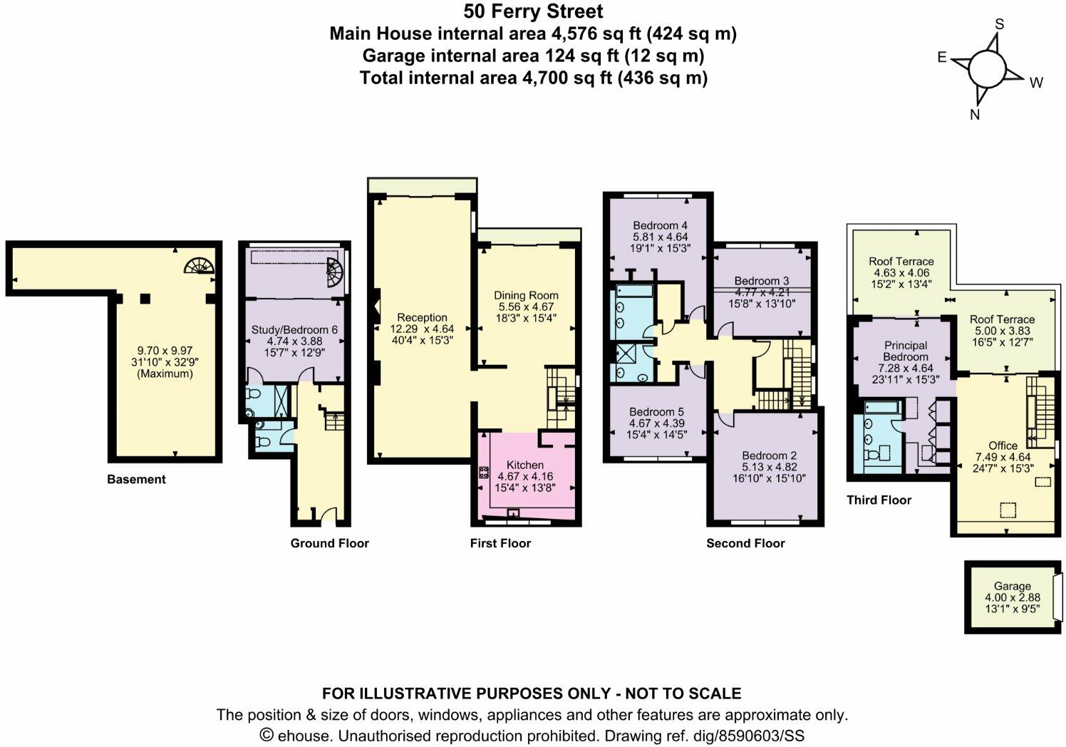 50, Ferry Street, Canary Wharf floorplan