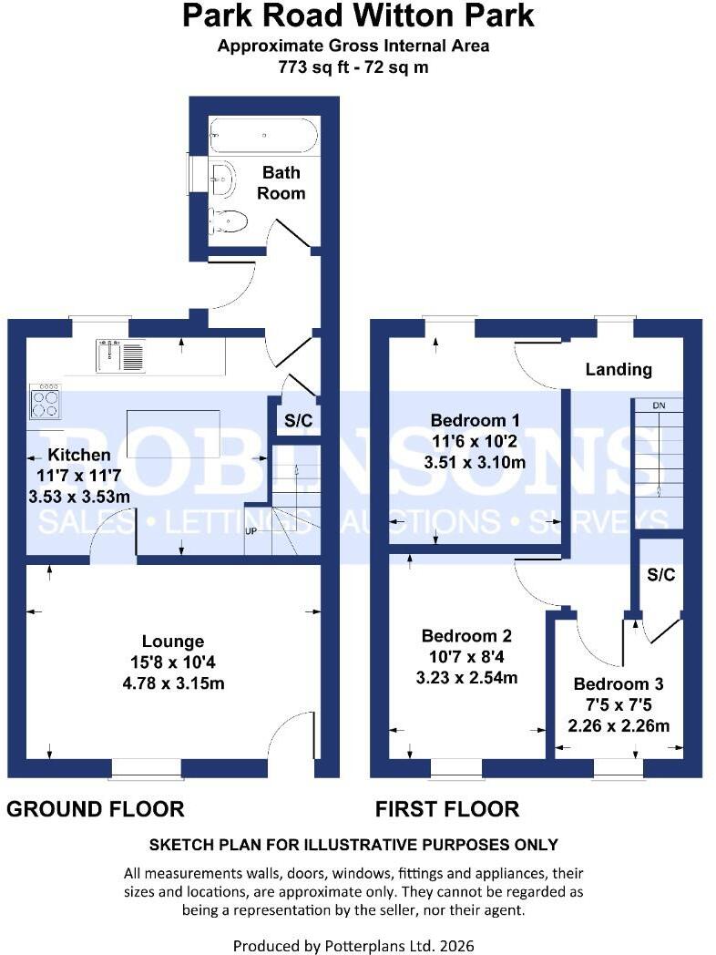 Park Road, Witton Park, Bishop Auckland floorplan