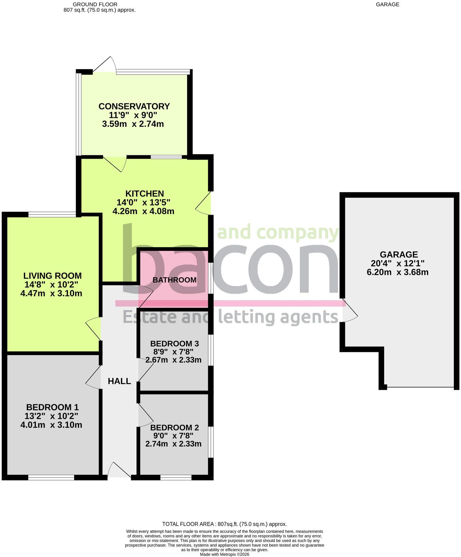 Hurley Road, Worthing, BN13 floorplan