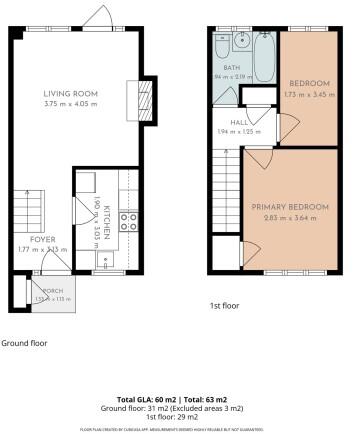 6 Bullfinch Close, Poole, Dorset floorplan