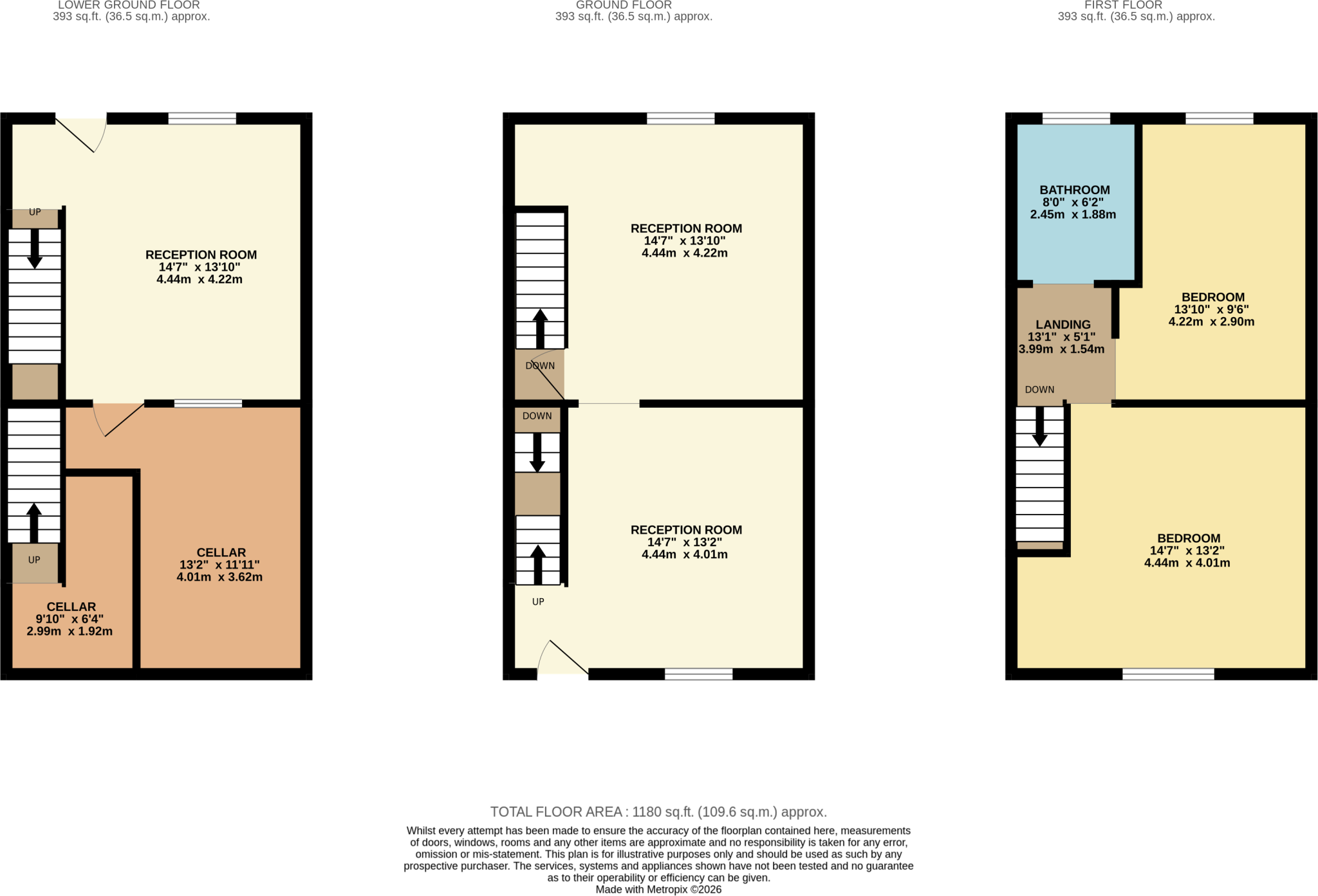 Ratcliffe terrace, Mossley floorplan