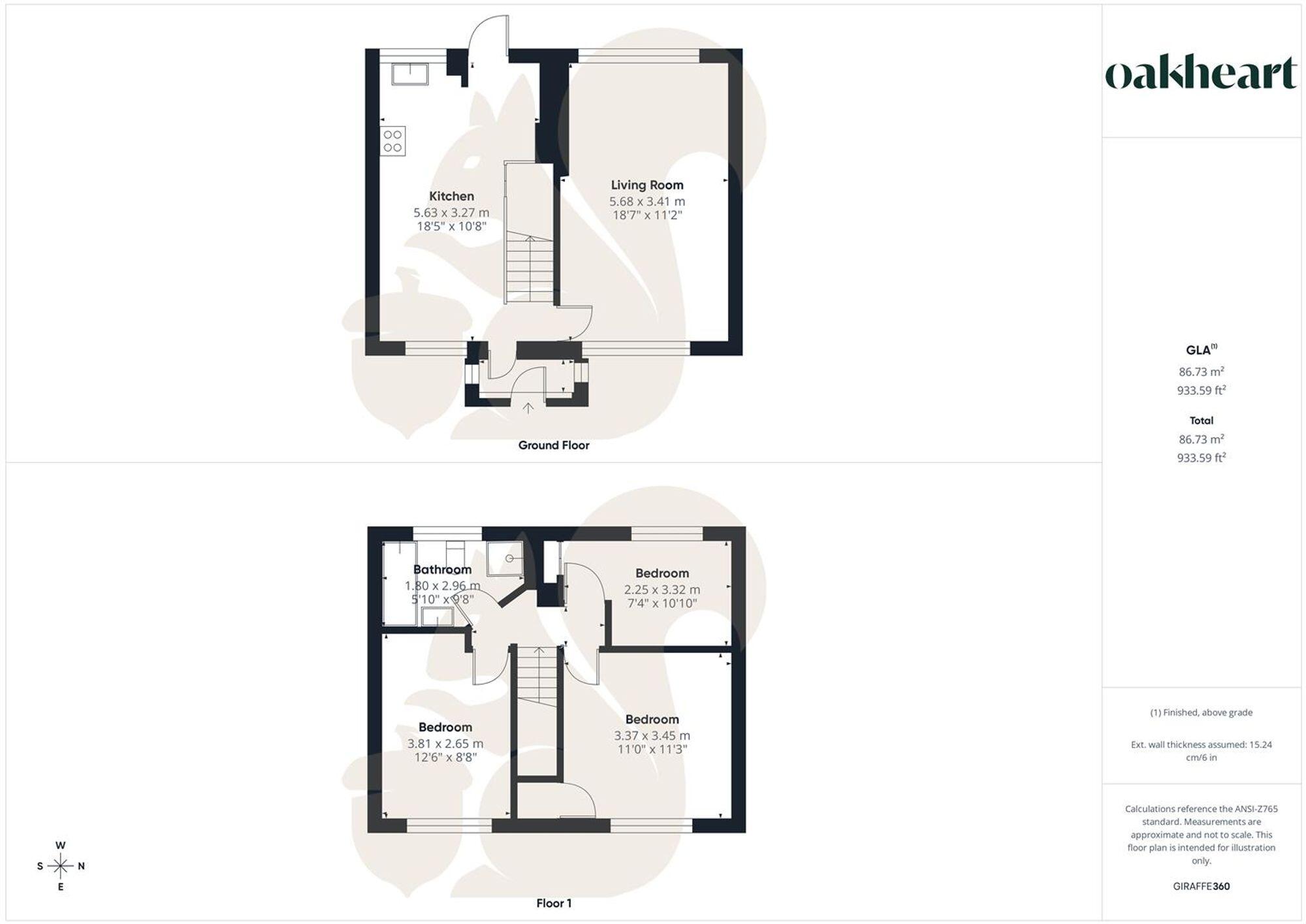Sycamore Road, Great Cornard, CO10 floorplan