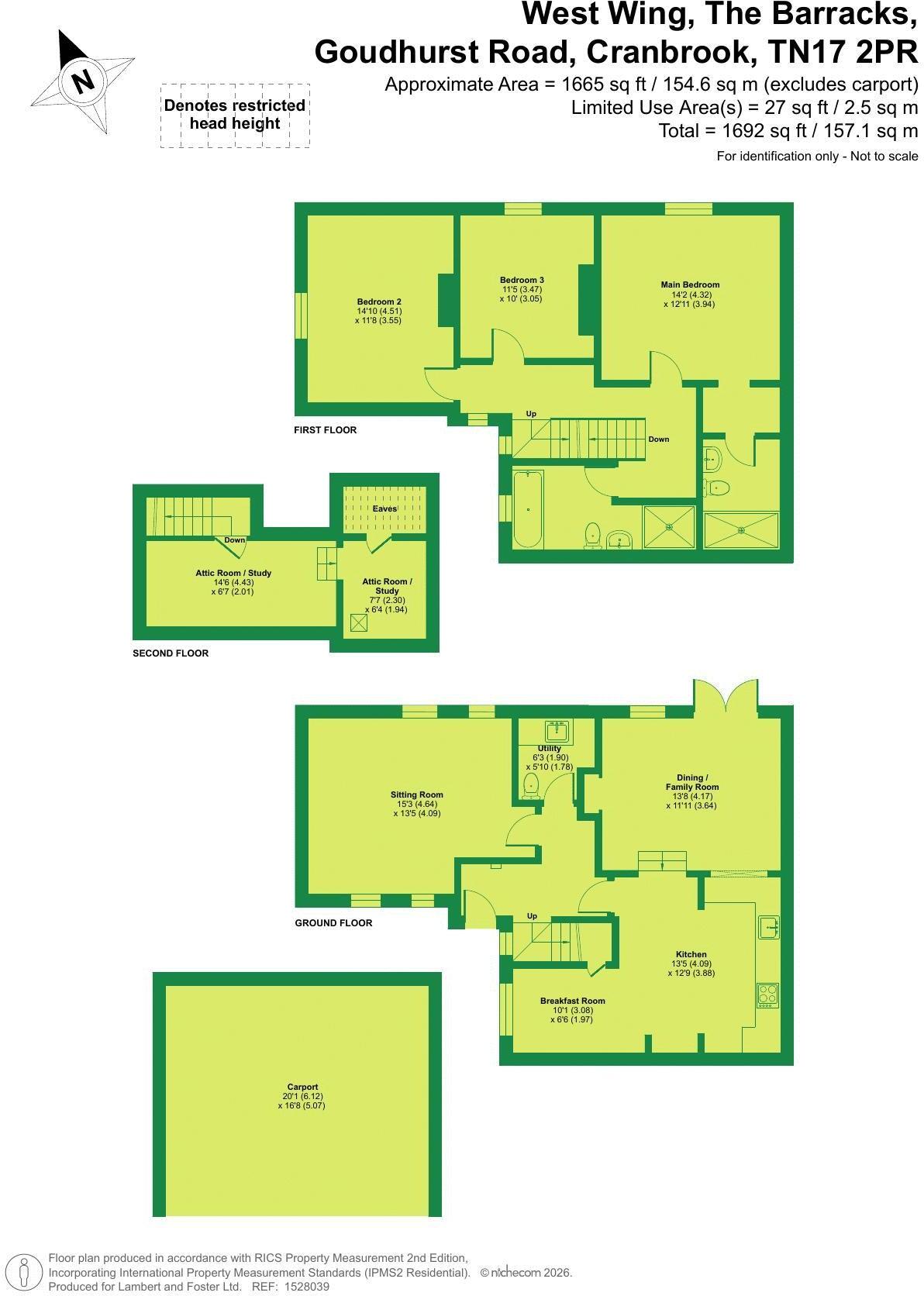 Goudhurst Road, Cranbrook floorplan