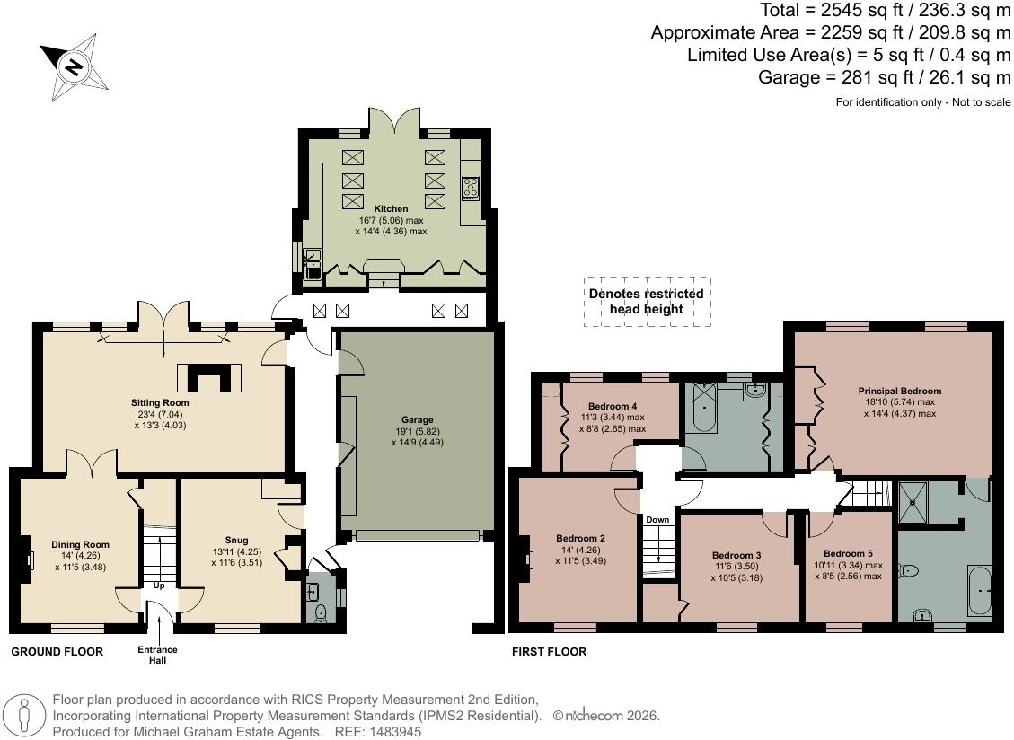 New Town, Codicote, Hitchin, Hertfordshire, SG4 floorplan