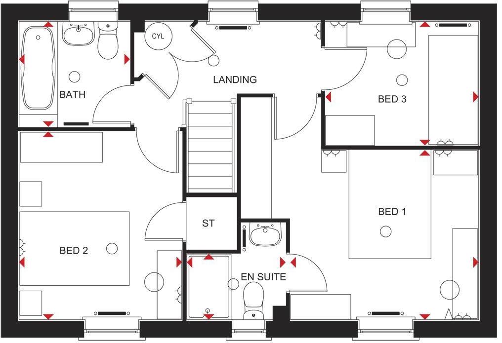Azalea Lane, 
Witham St Hughs,
Lincoln,
Lincolnshire,
LN6 9XN floorplan