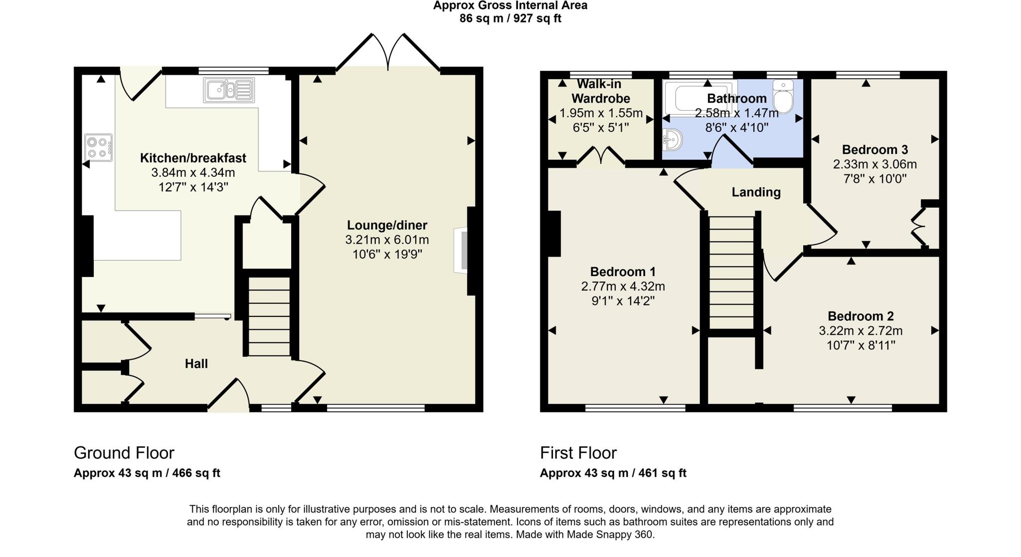 Inham Road, Chilwell, NG9 4HY floorplan