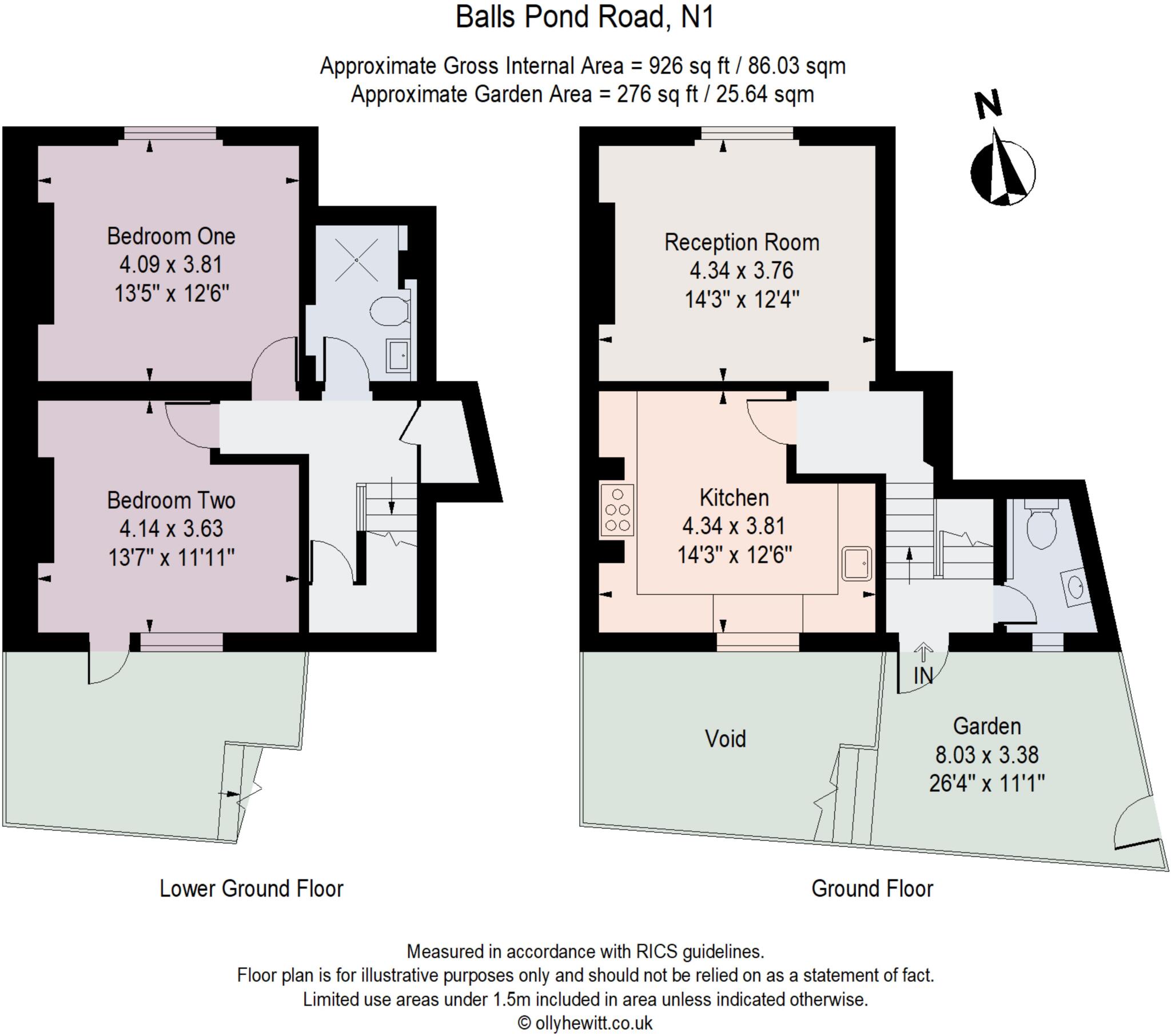Balls Pond Road, Islington, London, N1 floorplan