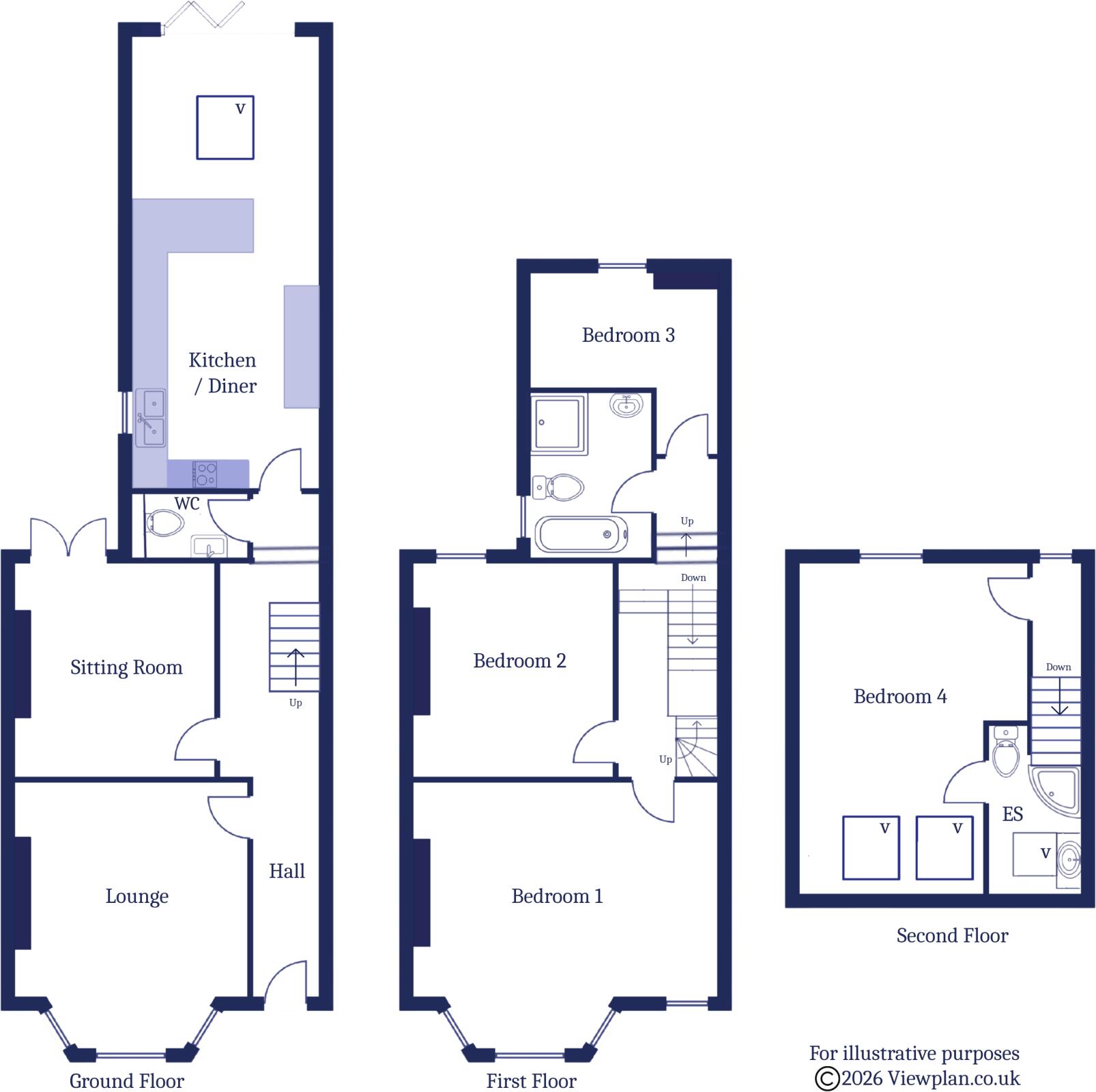 Plassey Square, Penarth floorplan