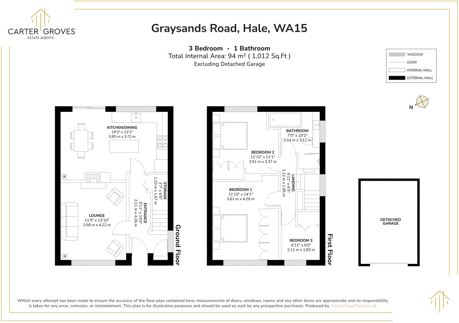 Graysands Road, Hale, Altrincham, Greater Manchester, WA15 floorplan