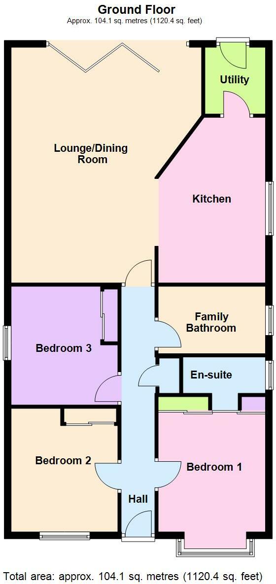 Burrowmoor Road, March floorplan