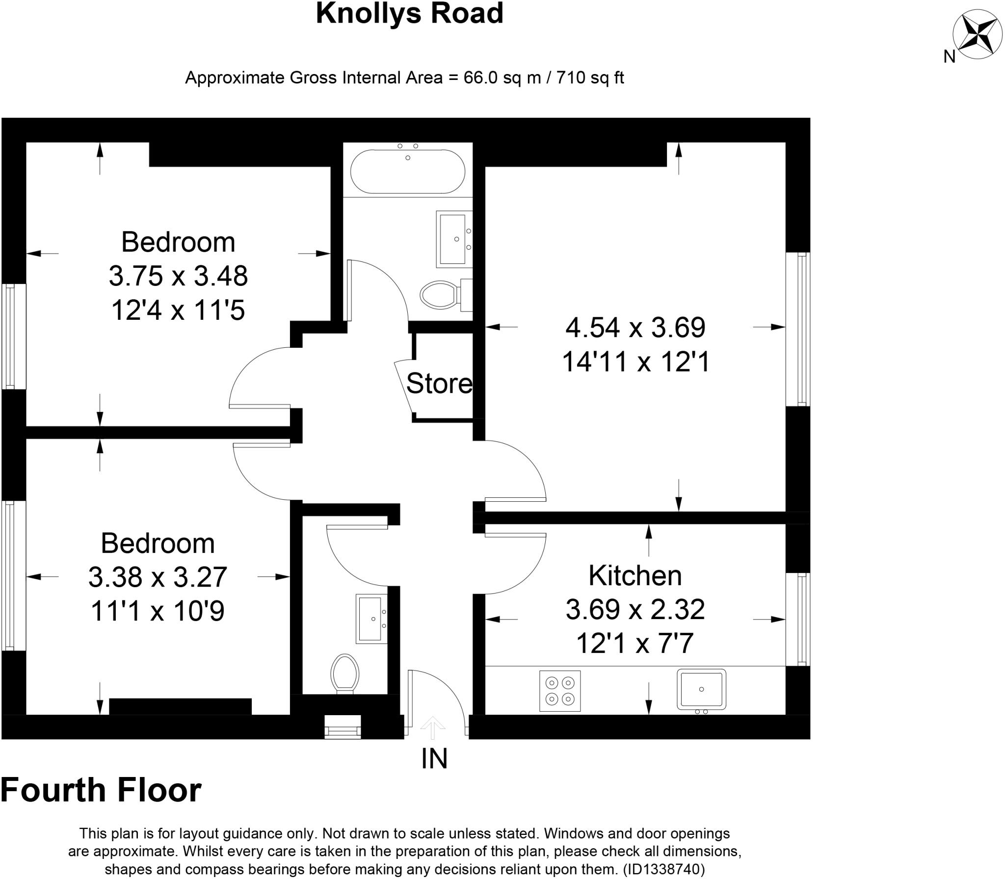 Knollys Road, London, SW16 floorplan