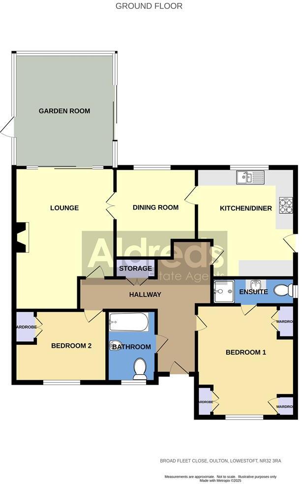 Broad Fleet Close, Oulton Broad, Lowestoft, Suffolk floorplan