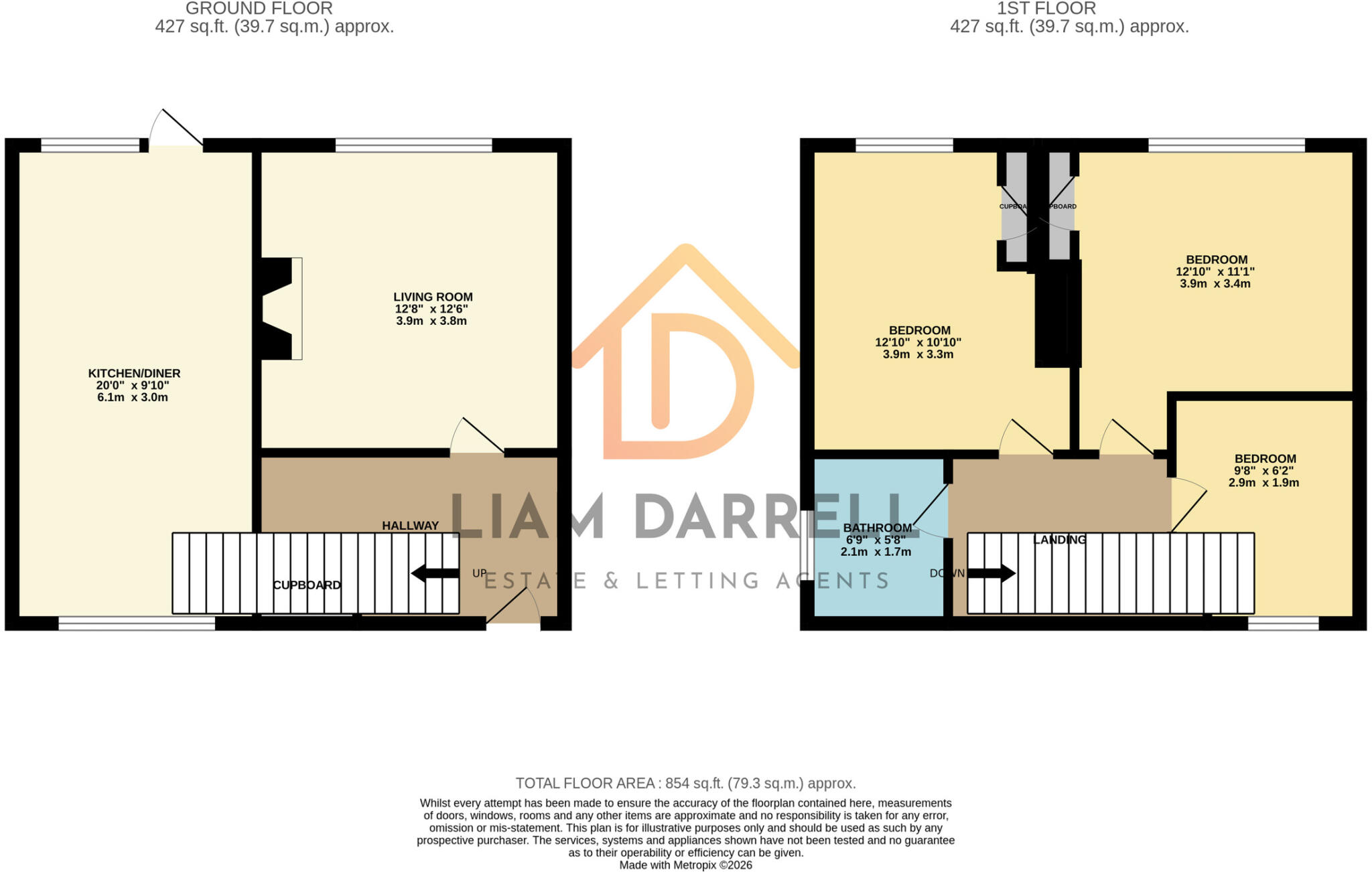Briercliffe, Scarborough, North Yorkshire floorplan