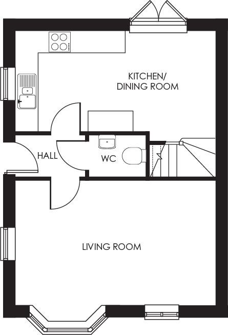 Derrington Meadows, WV16 floorplan