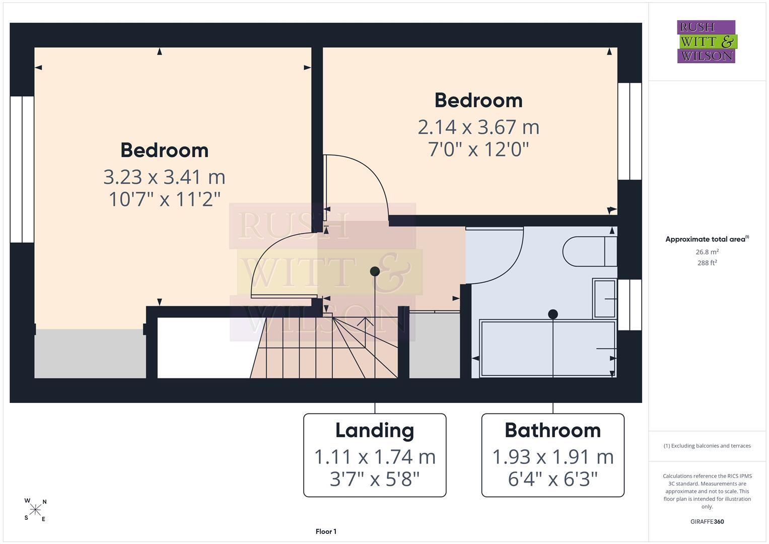 Marchants Drive, Camber floorplan