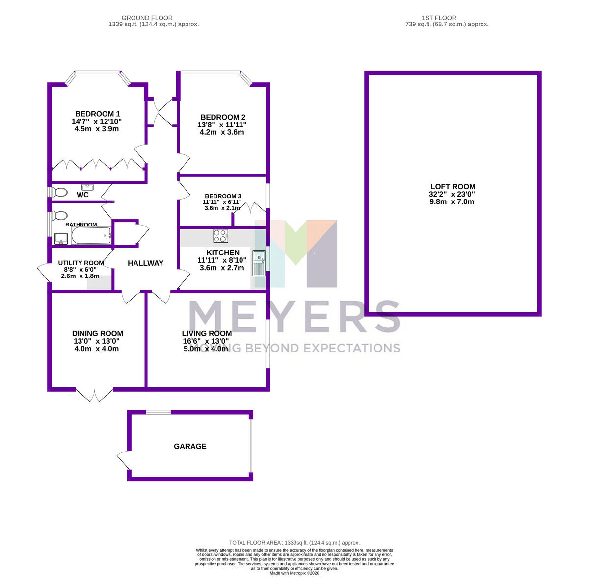 Oak Avenue, Christchurch, BH23 2 floorplan
