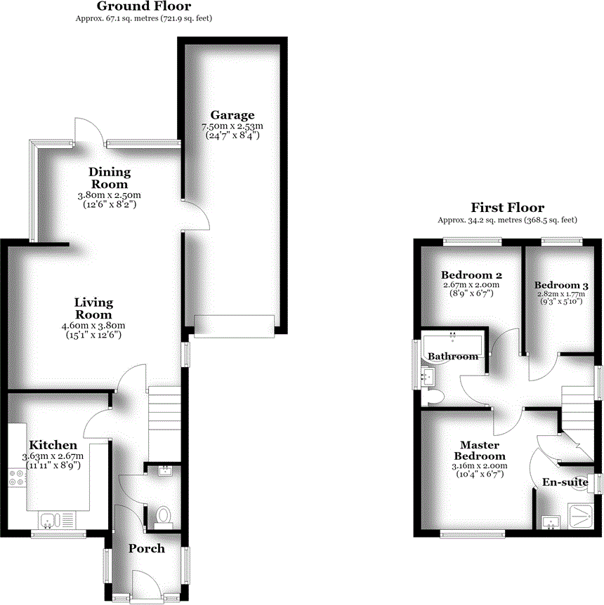 Richardson Way, Raunds, Northamptonshire, NN9 floorplan