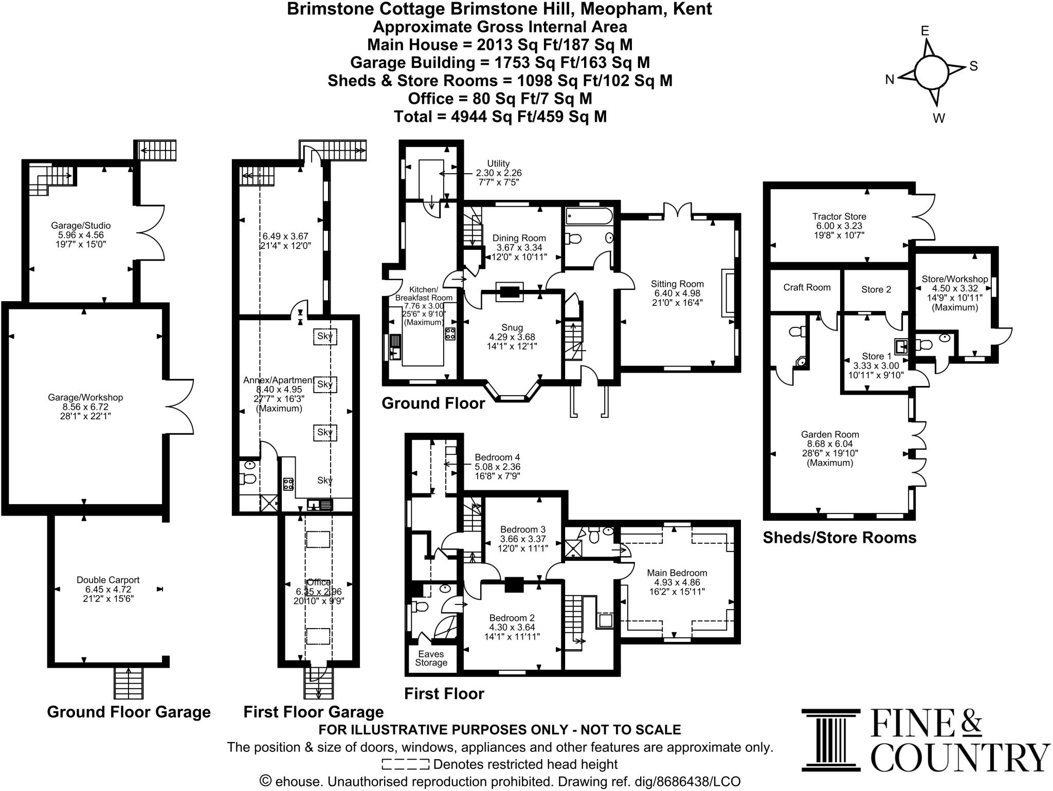 Brimstone Hill, Meopham, Gravesend, Kent, DA13 floorplan
