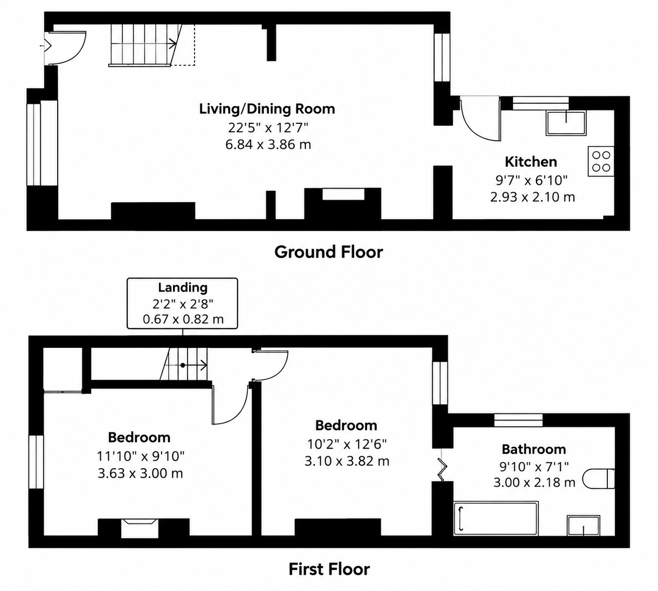 Merritt Street, Huntingdon floorplan