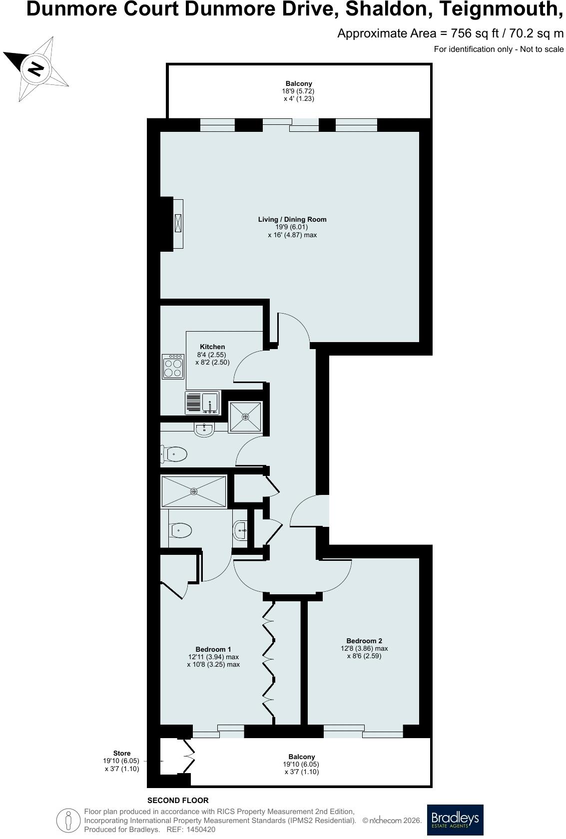 24 Dunmore Court, Dunmore Drive, Shaldon, Devon floorplan